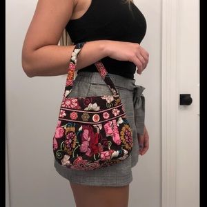 Vera Bradley mini hand bag In Mod Floral Pink